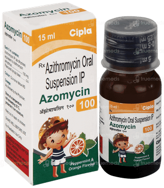 Azomycin 100 Mg Pappermint And Orange Flavour Oral Suspension 15 Ml