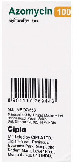 Azomycin 100 Mg Pappermint And Orange Flavour Oral Suspension 15 Ml Azomycin 100 Mg Pappermint And Orange Flavour Oral Suspension 15 Ml