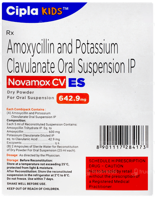 Novamox Cv Es Orange Flavour Suspension 50ml