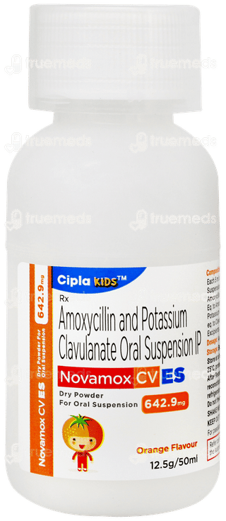 Novamox Cv Es Orange Flavour Suspension 50ml