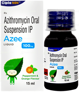 Azee 100mg Peppermint & Orange Flavour Liquid 15ml