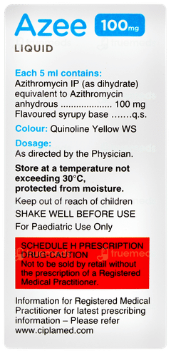 Azee 100mg Peppermint & Orange Flavour Liquid 15ml