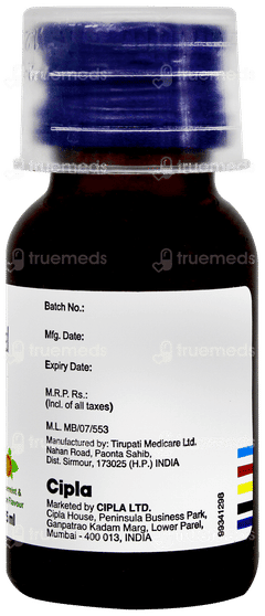 Azee 100mg Peppermint & Orange Flavour Liquid 15ml