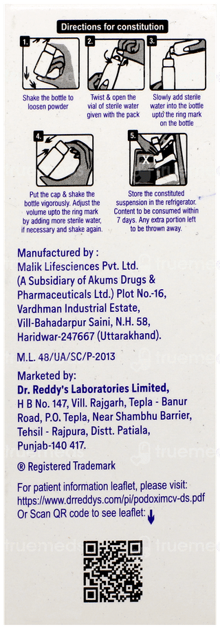 Podoxim Cv Dry Syrup 30ml