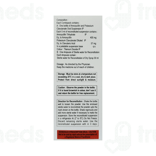 Proteclav Dds 457mg Oral Suspension 30ml