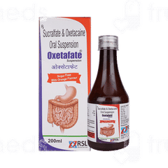 Oxetafate Orange Flavour Sugar Free Oral Suspension 200 ML