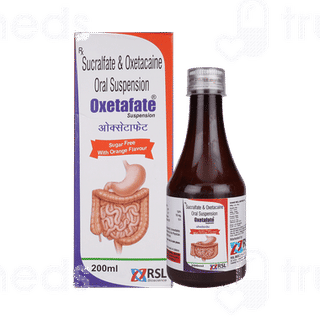 Oxetafate Orange Flavour Sugar Free Oral Suspension 200 ML