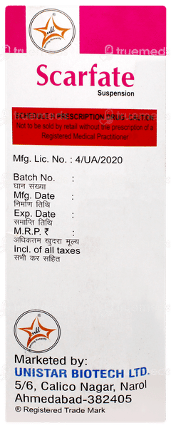 Scarfate Sugar Free Suspension 200ml
