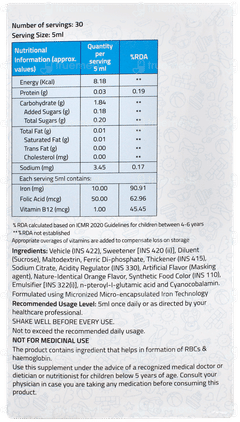 Tasiron Orange Flavor Suspension 150ml