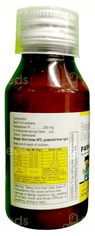 Paraboost 250 Mg Suspension 60 Ml