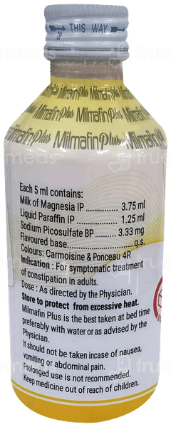 Milmafin Plus Sugar Free Suspension 170 Ml