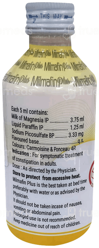Milmafin Plus Sugar Free Suspension 170 Ml