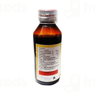 Chemocof Ls Orange Flavour Syrup 100 ML