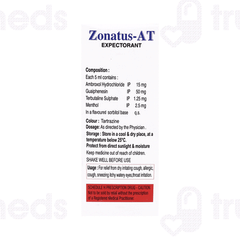 Zonatus At Sugar Free Expectorant 100Ml