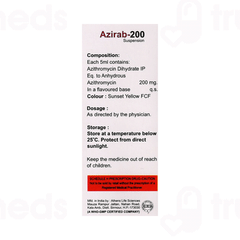 Azirab 200 MG Oral Suspension 30 ML Azirab 200 MG Oral Suspension 30 ML