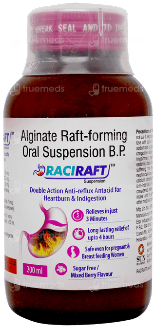 Raciraft Mixed Berry Flavour Sugar Free Suspension 200ml