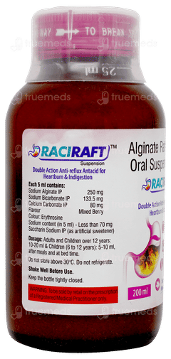 Raciraft Mixed Berry Flavour Sugar Free Suspension 200ml