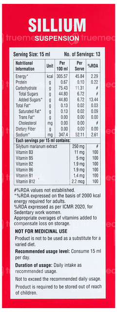 Sillium Suspension 200 ML
