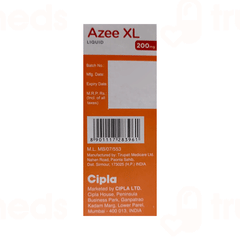 Azee Xl 200 MG Liquid 30 ML Azee Xl 200 MG Liquid 30 ML