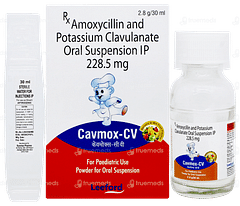 Cavmox Cv Banana & Mix Fruit Flavour Suspension 30ml Cavmox Cv Banana & Mix Fruit Flavour Suspension 30ml