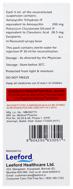 Cavmox Cv Banana & Mix Fruit Flavour Suspension 30ml Cavmox Cv Banana & Mix Fruit Flavour Suspension 30ml