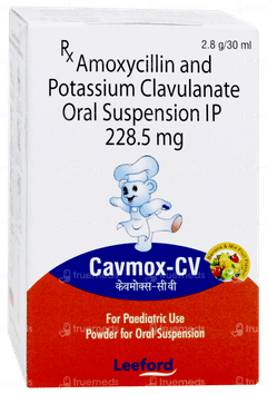 Cavmox Cv Banana & Mix Fruit Flavour Suspension 30ml Cavmox Cv Banana & Mix Fruit Flavour Suspension 30ml