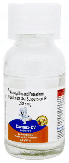 Cavmox Cv Banana & Mix Fruit Flavour Suspension 30ml Cavmox Cv Banana & Mix Fruit Flavour Suspension 30ml