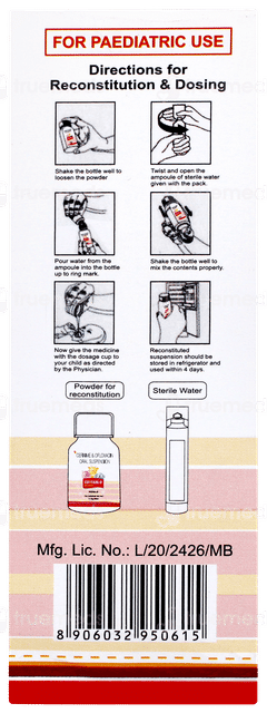 Cefitaxe O Mango & Peppermint Flavour Suspension 30ml