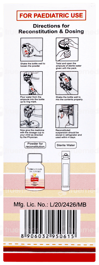 Cefitaxe O Mango & Peppermint Flavour Suspension 30ml
