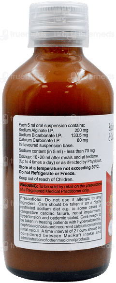 Macraft Mint Flavour Sugar Free Suspension 200ml