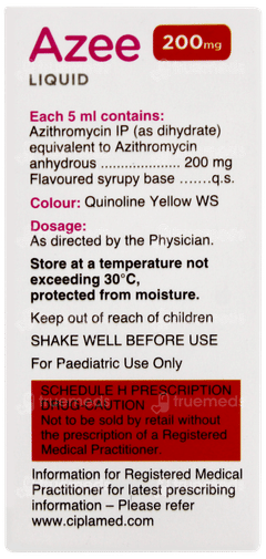 Azee 200mg Peppermint & Orange Flavour Liquid 15ml