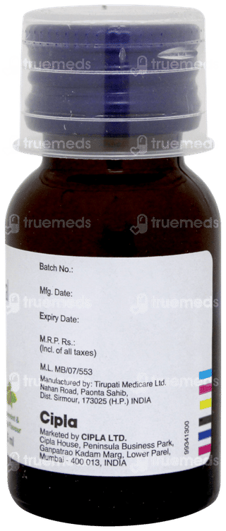 Azee 200mg Peppermint & Orange Flavour Liquid 15ml