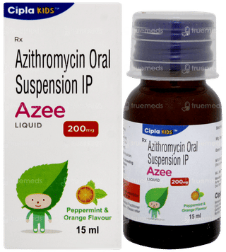 Azee 200mg Peppermint & Orange Flavour Liquid 15ml