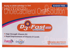D3 Fast Nano Sugar Free Solution 5Ml