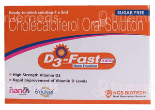D3 Fast Nano Sugar Free Solution 5Ml