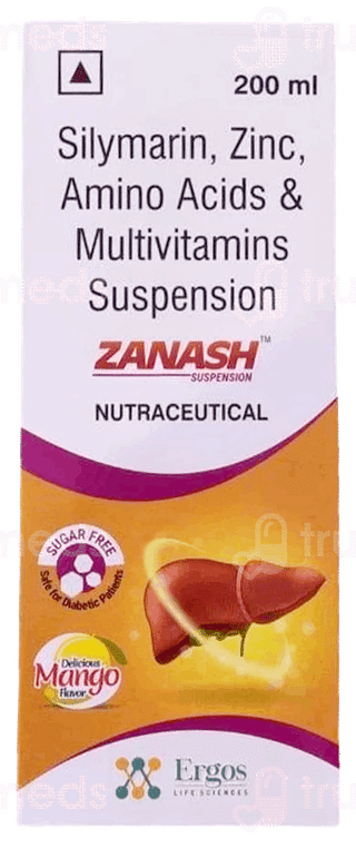 Zanash Mango Flavour Sugar Free Suspension 200Ml