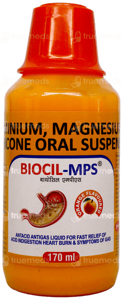 Biocil Mps Orange Flavour Suspension 170Ml
