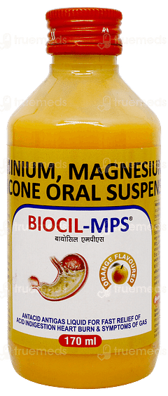 BIOCIL MPS ORANGE FLAVOUR ORAL SUSPENSION 170 ML