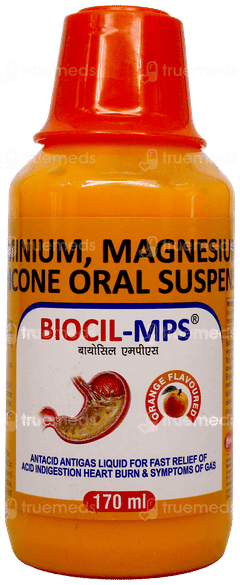Biocil Mps Orange Flavour Suspension 170ml Biocil Mps Orange Flavour Suspension 170ml