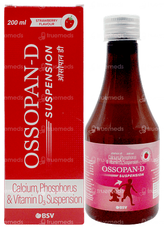 Ossopan D Strawberry Flavour Suspension 200ml