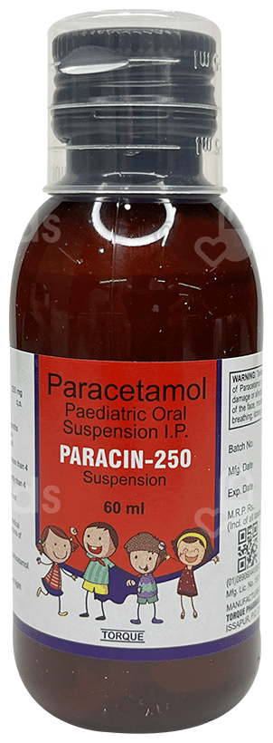 Paracin 250 Suspension 60Ml