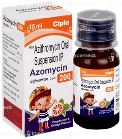 Azomycin 200 Peppermint & Orange Flavour Suspension 15ml Azomycin 200 Peppermint & Orange Flavour Suspension 15ml