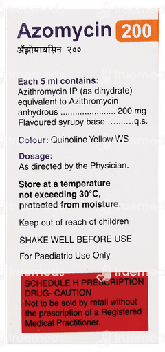 Azomycin 200 Peppermint & Orange Flavour Suspension 15ml Azomycin 200 Peppermint & Orange Flavour Suspension 15ml