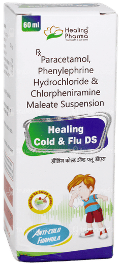 Healing Cold And Flu Ds American Ice Cream Flavour Suspension 60Ml Healing Cold And Flu Ds American Ice Cream Flavour Suspension 60Ml