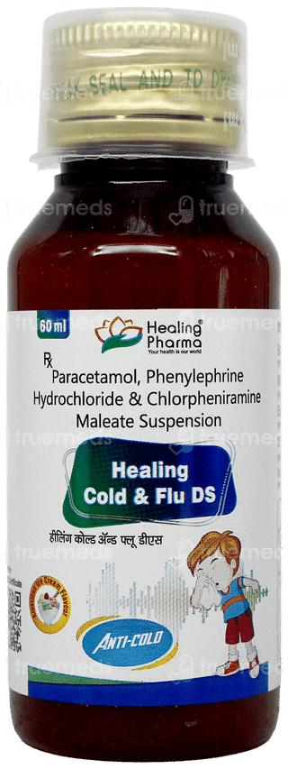 Healing Cold And Flu Ds American Ice Cream Flavour Suspension 60Ml