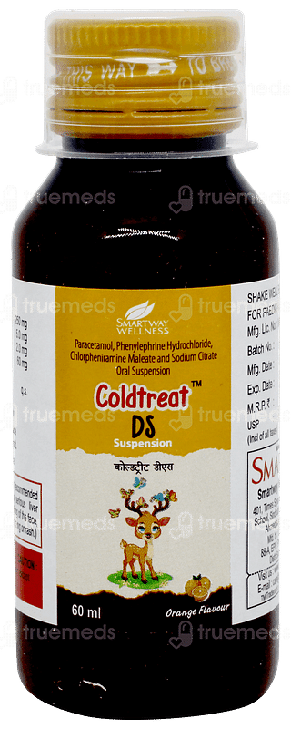 Coldtreat Ds Orange Flavour Suspension 60ml