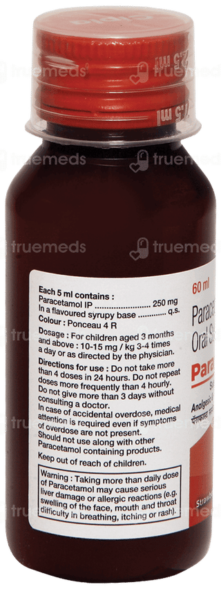 Parafast Strawberry Flavour Suspension 60Ml