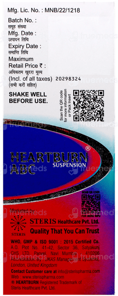 Heartburn Abc Suspension 150ml