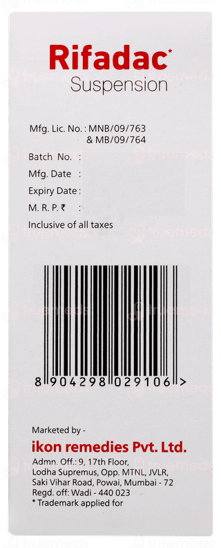 Rifadac Suspension 60ml