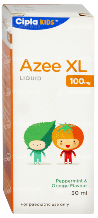 Azee Xl 100mg Peppermint & Orange Flavour Liquid 30ml
